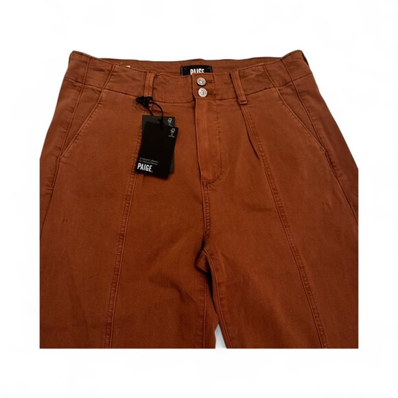 NWT PAIGE Brooklyn 31" Vintage Mocha Bisque Wide Leg Pants Sz 29 - Picture 10 of 12